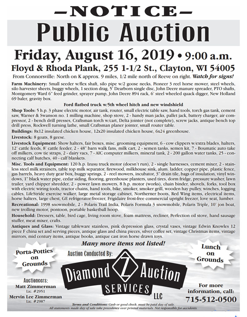 About Diamond Z Auction Services